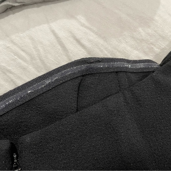 Dress The Population Bailey Off The Shoulder Dress Womens Small Black Boning - Picture 15 of 16